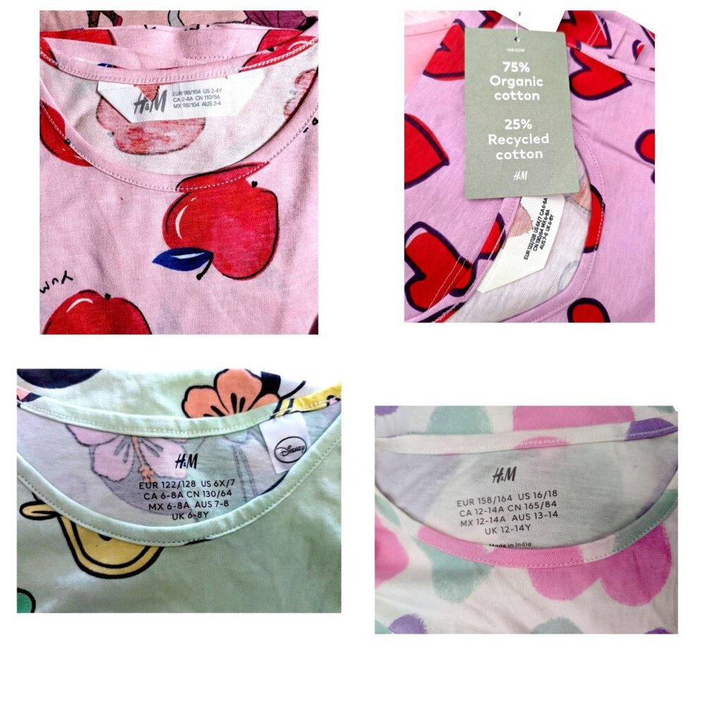 H&M Rainbow Butterflies Sleeveless dress 100% Cotton Airy and sting free NWT - Picture 4 of 4